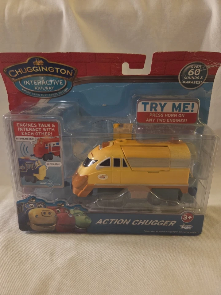 New- Chuggington Interactive Railway Action Chugger Interactive Engine Toy Train - Image 2 of 4