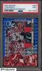 2022 Panini Blue Mosaic Prizm Montange #M16 Tom Brady Buccaneers /99 PSA 9
