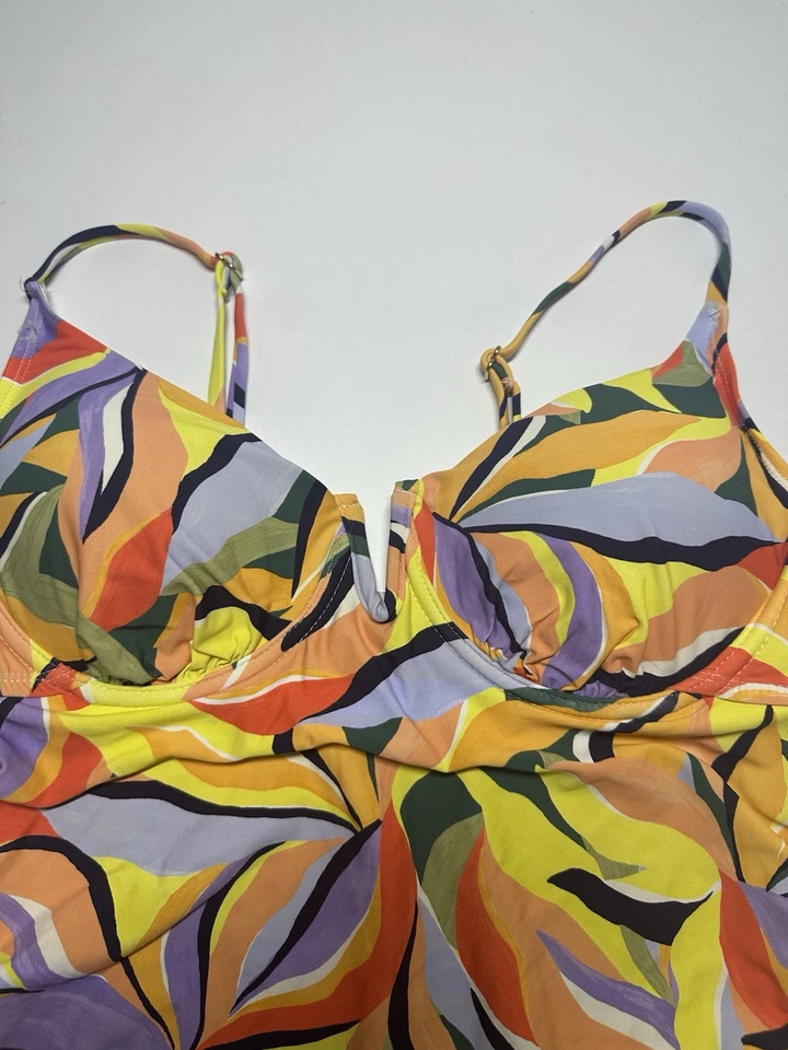 Tankini ANNE KLEIN 2 Piezas Mujer Ajustable Con Aros Top Talla M Parte Inferior Talla L Foto 4 de 4