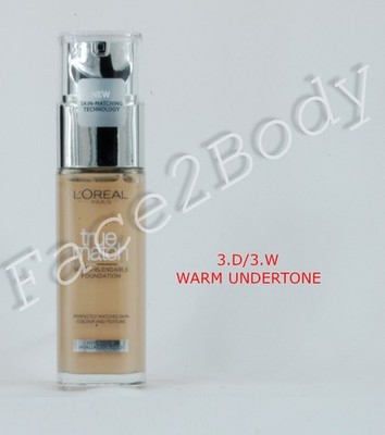 L'Oréal Paris True Match Foundation mit Hyaluronsäure 30ml - 3.D/3.W