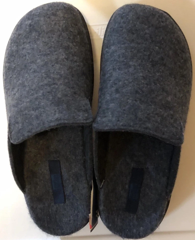 Zapatillas Fitflop de fieltro para hombre mulas/zuecos cómodos azul marino medianoche talla 9 nuevas sin caja Foto 3 de 4