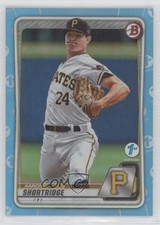 2020 Bowman Draft 1st Edition Sky Blue Foil Aaron Shortridge #BD-101 00gy