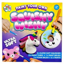 Kids Create - Paint Your Own Squishy Wishy - 3 Soft Squishies
