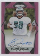 2017 Panini Prizm Rookie Auto Pink Prizm Elijah Qualls #RA-EQ Auto 7i2
