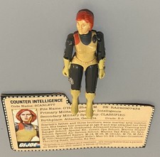 Great Vintage1982 Scarlett Straight Arm v1 Figure Vintage G I Joe ARAH