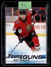 2019-20 Upper Deck Young Guns Scott Sabourin Ottawa Senators #220