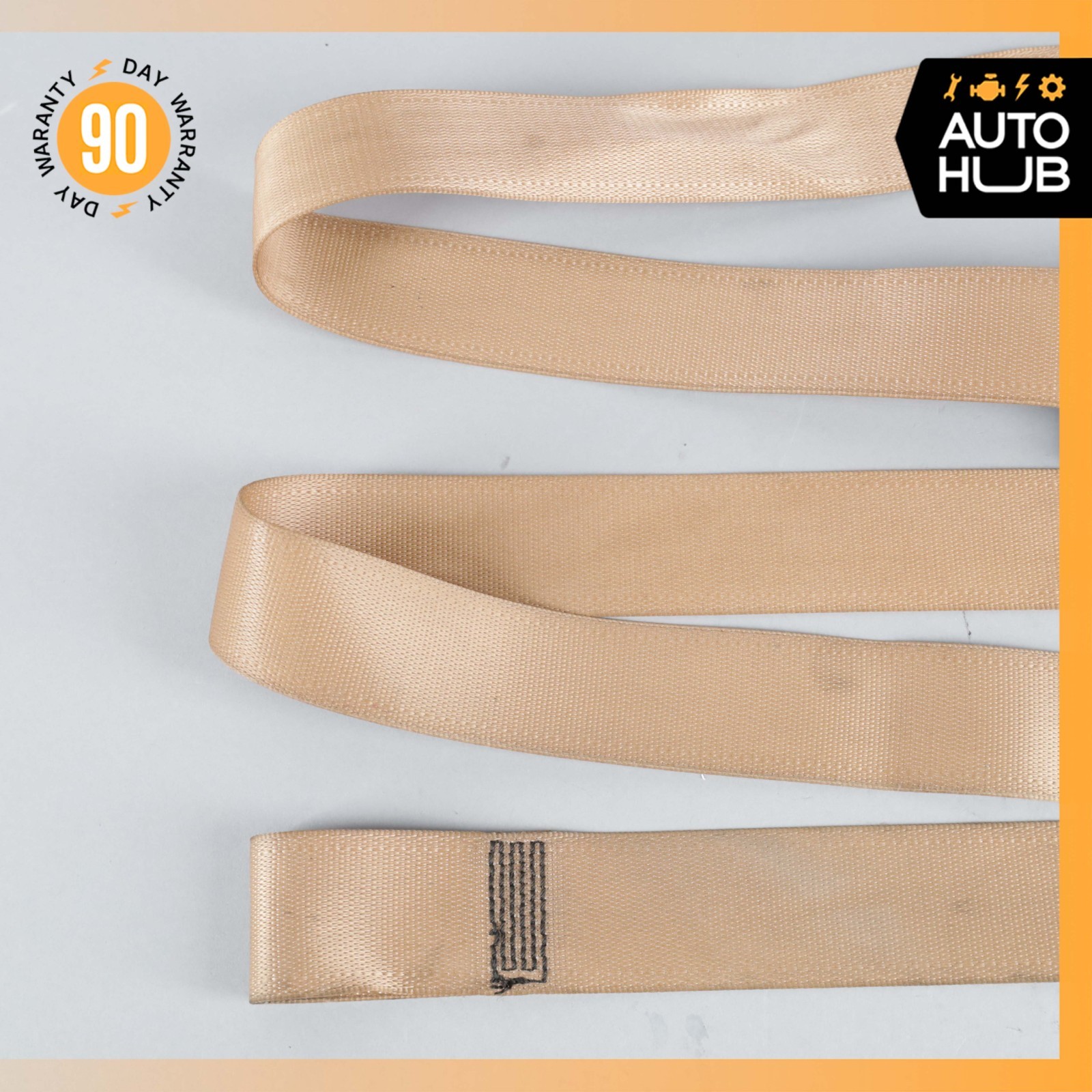 10-19 Maserati GranTurismo S M145 4.7L Front Left Side Seat Belt Beige OEM 47k