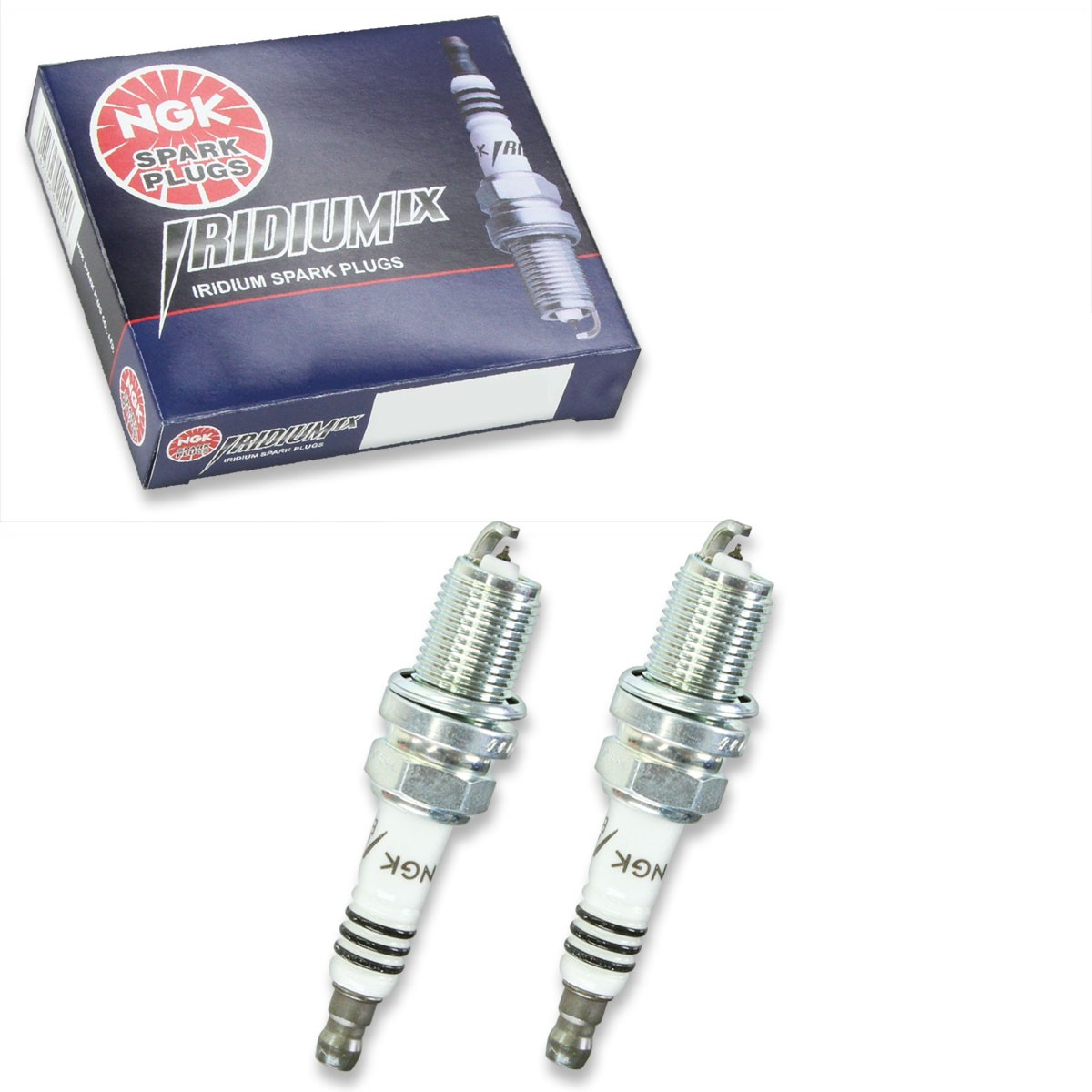 2 pc NGK 5464 BKR5EIX-11 Iridium IX Spark Plugs for XP3926 XP3924DP2 XP3924 qw