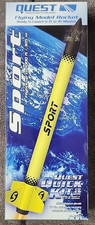 Quest Sport 1620 Early Version NOS Flying Model Rocket Free Shipping No Reserve!