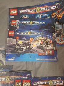 Lego Space Police Instruction Lot Manual Only 5974 5985 5972 5971 5981 5982
