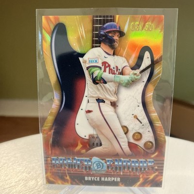2026 Bowman Bryce Harper Power Chords 05/50 GOLD #PC-7 Die Cut Phillies