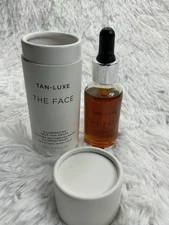 Tan-Luxe The Face Illuminating Self-Tan Drops Medium /Dark , 1.01 oz, 30 ml NEW