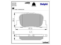 Delphi Bremsbelagsatz, Scheibenbremse LP1740 FüR Toyota