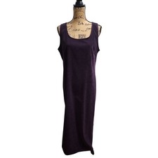Jessica Howard Maxi Dress Sleeveless Purple Casual Career Size 12
