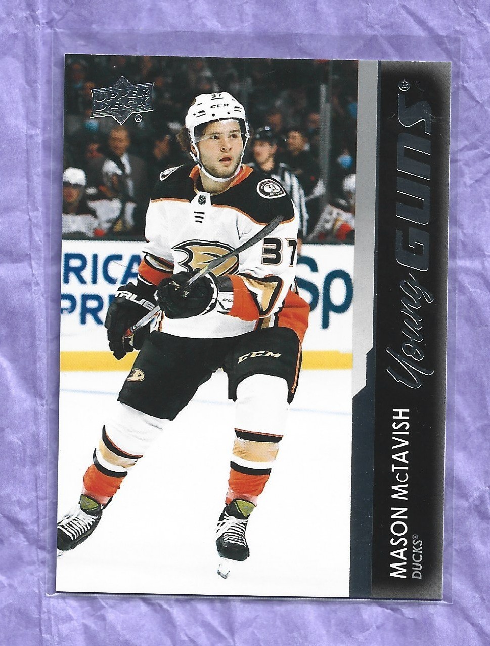 Mason McTavish Anaheim Ducks 2021-22 Upper Deck Young Guns # 451