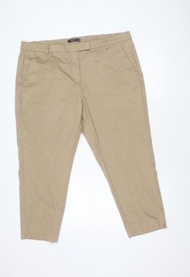 Marks and Spencer Herren Beige Chino Hose Größe 20 Regular Fit