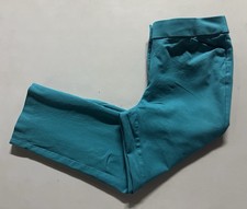 Chicos Cool Blue Double Button Capri Pants Size 0 / 4 30x22 CM5249