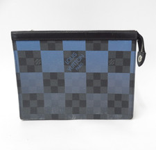 Louis Vuitton Damier Graphite Giant Pochette Voyage MM Clutch Bag Pouch F 50217