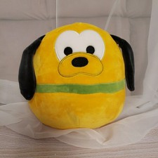 Squishmallows Disney Pluto 7  Limited Edition Yellow Dog Plush Kellytoy Soft Toy