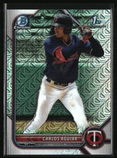 2022 Bowman Chrome Prospects Mega Box Mojo Refractor Carlos Aguiar #BCP-1
