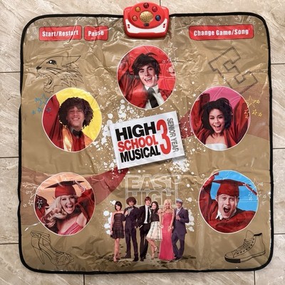 Disney High School Musical 3 HSM3 Zizzle Dance Mat Game 2007 Tested Rare W Music