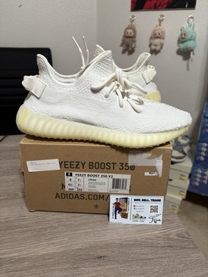 Size 8 - CLEAN adidas Yeezy Boost 350 V2 Cream Triple White