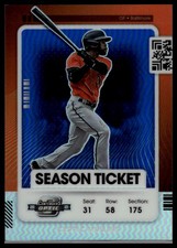 2021 Panini Contenders Cedric Mullins Optic Blue #50 Orioles