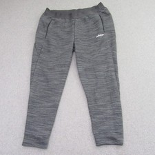 Adidas Womens Jogger Pants XL Gray Sweatpants Tapered Leg Active Athletic