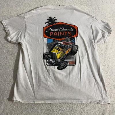 #ad Size XL Vintage Dunn Edwards Paints Hot Rod Car T Since 1925 Shirt Ships Fast $19.99