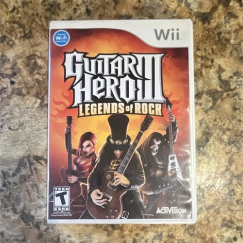 Guitar Hero III: Legends of Rock Nintendo Wii No Manual