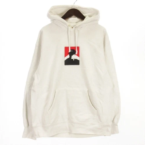 Sweat à capuche Supreme 20AW Portrait sweat à capuche doublé polaire blanc occasion