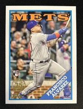 2023 Topps Series 2 Francisco Alvarez #2T88C-40 1988 Topps Rookie Card Mets. rookie card picture