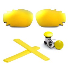 WL Polarized 24K Gold Vented Lenses + Rubber/...