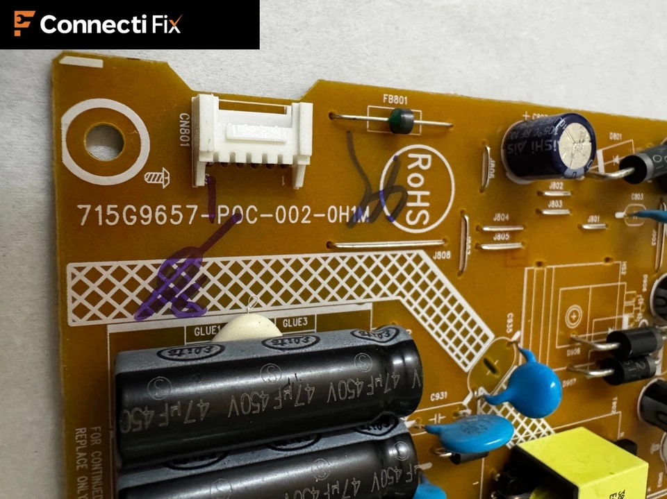 Dell P2419H Power Supply Board 715G9657-POC-002-0H1M - Image 3 of 4