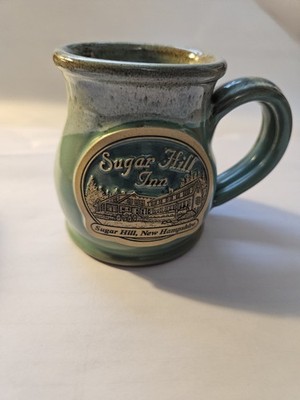 Deneen Pottery SUGAR HILL INN GREEN 2023 Mug Cup Sugar Hill New Hampshire