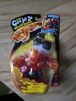 Heroes of Goo Jit Zu Meteor Madness Ultra Rare Lava Rhinostone