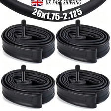 4x 26"  Bike Inner Tube 26x1.75-2.125 Butyl Rubber Schrader Valve  MTB BMX Cycle