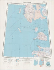 Russian Soviet Military Topographic Maps - NOVOSIBIRSK ISLANDS (Russia), ed.1956