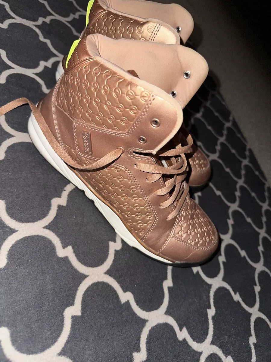 Gold coloured trainers sale
