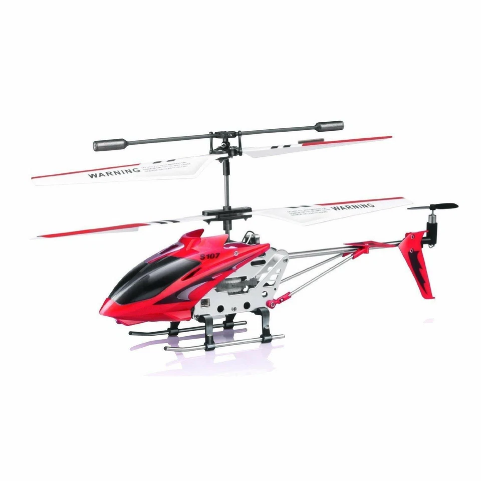 Red 3.5CH Mini Syma S107G RC Helicopter Metal Remote Control Helicopter Kid Gift - Image 4 of 4
