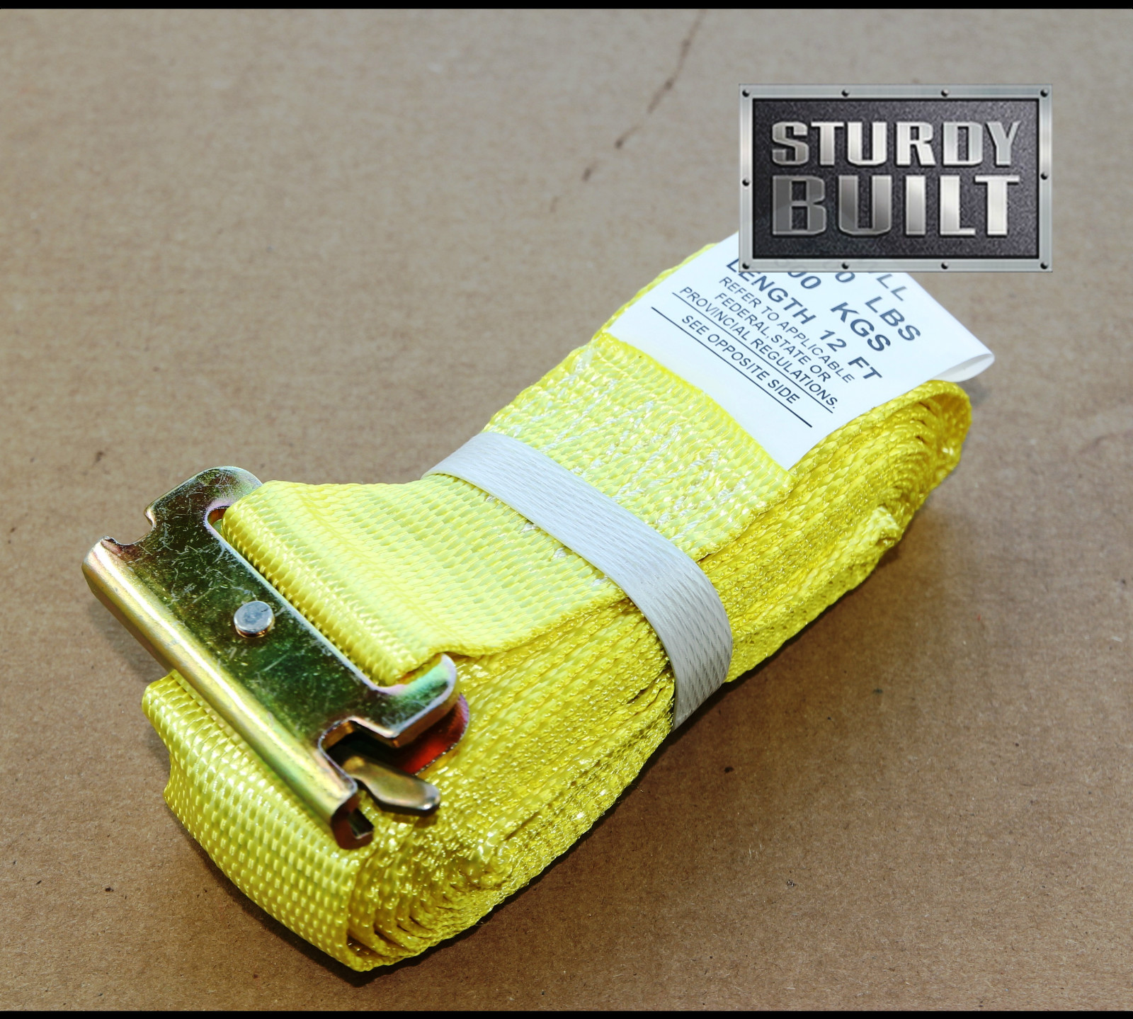 6x 12' E Track Cam Buckle Strap Truck Trailer Enclosed Cargo Van Tie