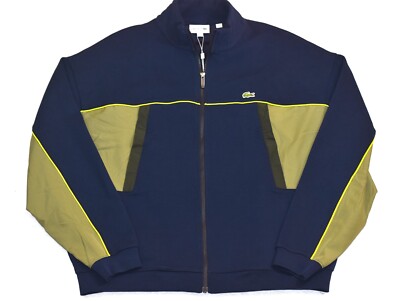 Lacoste Tracksuit Pique Zip Jacket Pants Set Mens Size XXL / 7 NWT