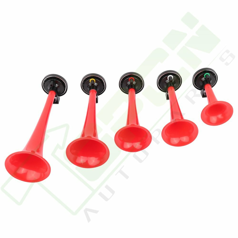 Dixie Musical Horn 5 Red Plastic Trumpet Air Horn For Car Truck Train