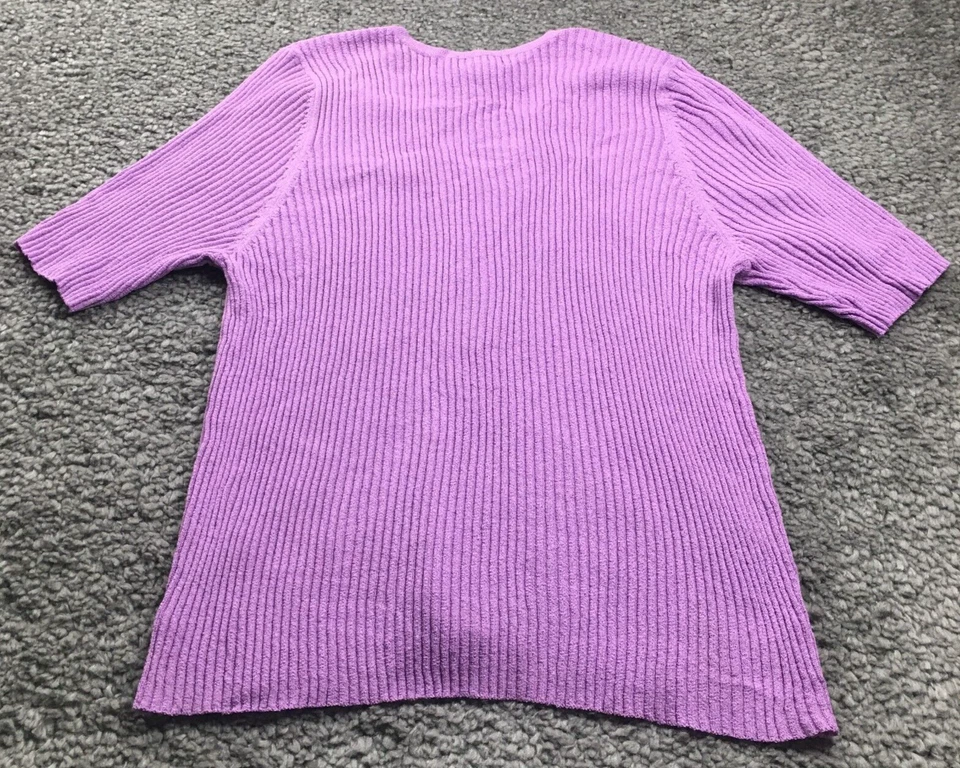 Lote de 4 cárdigan y tops Venezia para mujer talla 18/20 manga corta y 3/4 nuevos sin etiquetas Foto 3 de 4