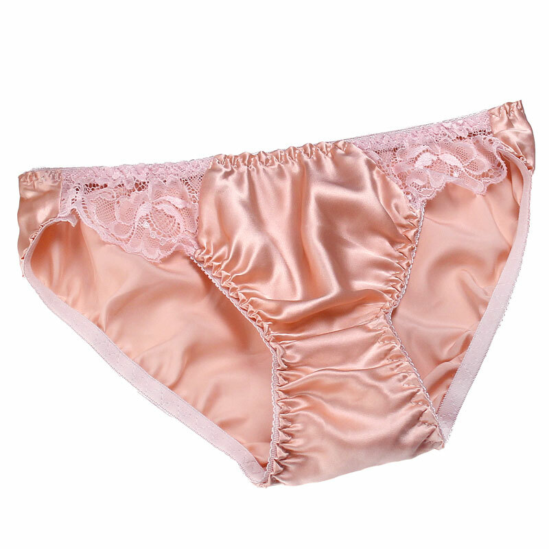 Womens 100 Silk Sexy Panties Bikinis Underwear Knickers Highcut Brazilian Red eBay