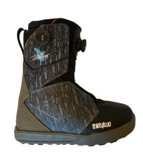 Thirtytwo Lashed Double BOA Men's Snowboard Boot Powell Size 9 OLIVE/GREY/BLACK