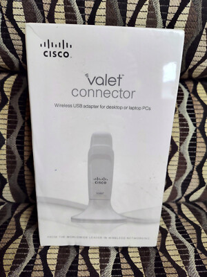 Cisco Valet Connector AM10 Wireless Wifi USB Adapter Desktop Laptop Sealed