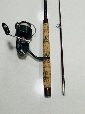 Garcia Mitchell 510 スピニングリール ロッドセット Vintage Garcia Mitchell 510 Spinning Reel W/ Matching Rod 6'6