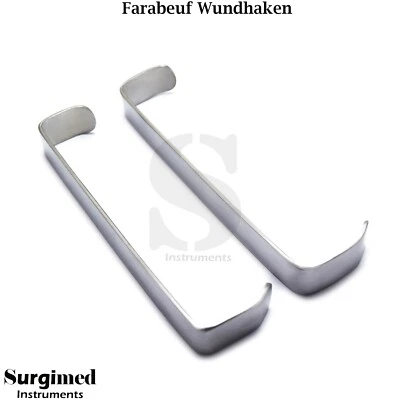 Farabeuf Wundspreizer Wangenabhalter 12cm Chirurgie Zahntechnik Retraktor - Bild 1 von 2