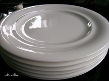 Rosenthal Jade Sphera Bone China Weiss 6 x Frühstücksteller/Fahne 23 cm 1 A NEU